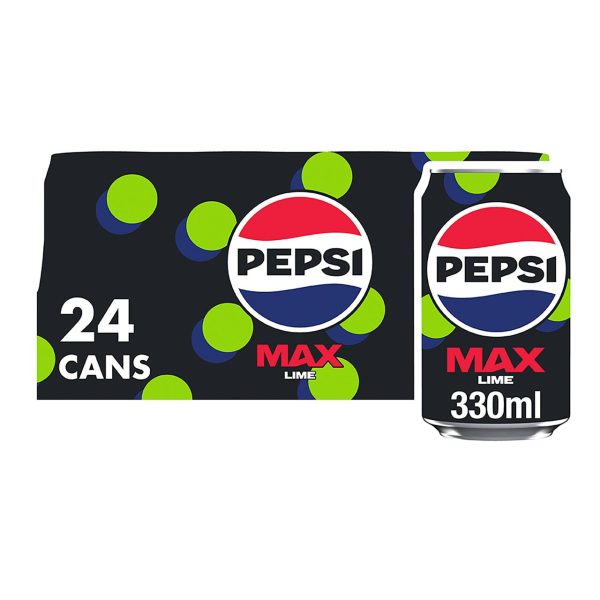 Pepsi Max Lime No Sugar Cola Cans