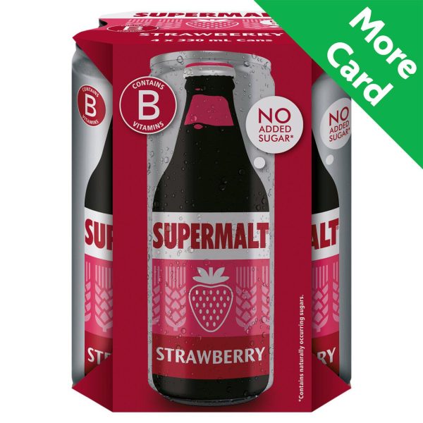 Supermalt Strawberry No Added Sugar