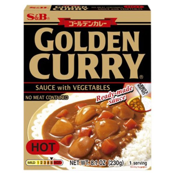 S&B Golden Hot Curry Sauce With Vegetables