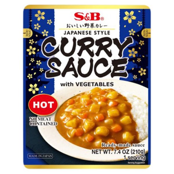 S&B Vegetable Curry Sauce Hot