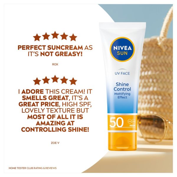 NIVEA SUN Soothing Sensitive Sun UV Face Cream SPF50