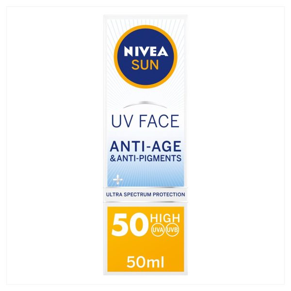 NIVEA SUN Uv Face Q10 Anti-Age & Anti-Pigments 50 Sun Lotion