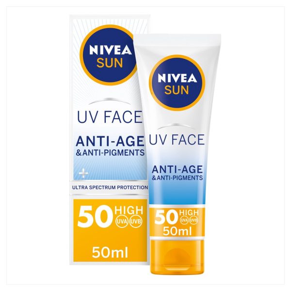 NIVEA SUN Uv Face Q10 Anti-Age & Anti-Pigments 50 Sun Lotion