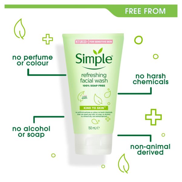 Simple Kind to Skin Refreshing Facial Gel Wash