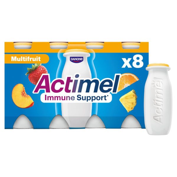 Actimel Multifruit Yogurt Drinks