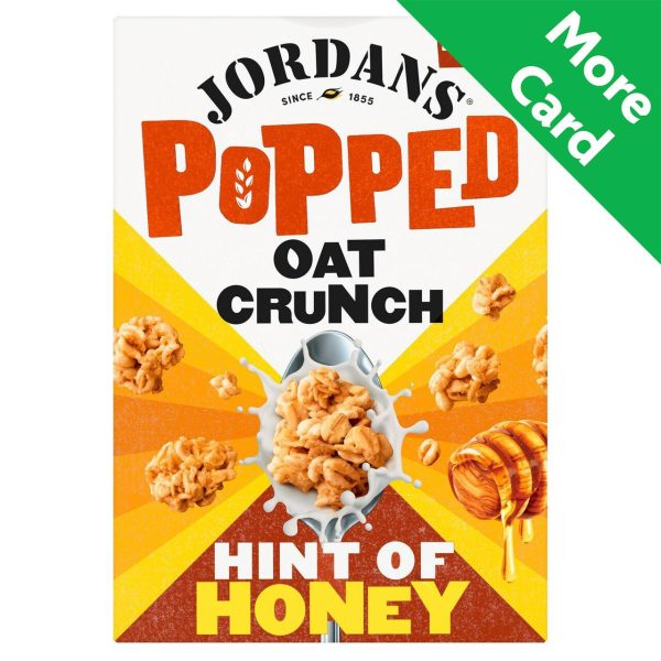 Jordans Popped Oat Crunch Hint of Honey Breakfast Cereal