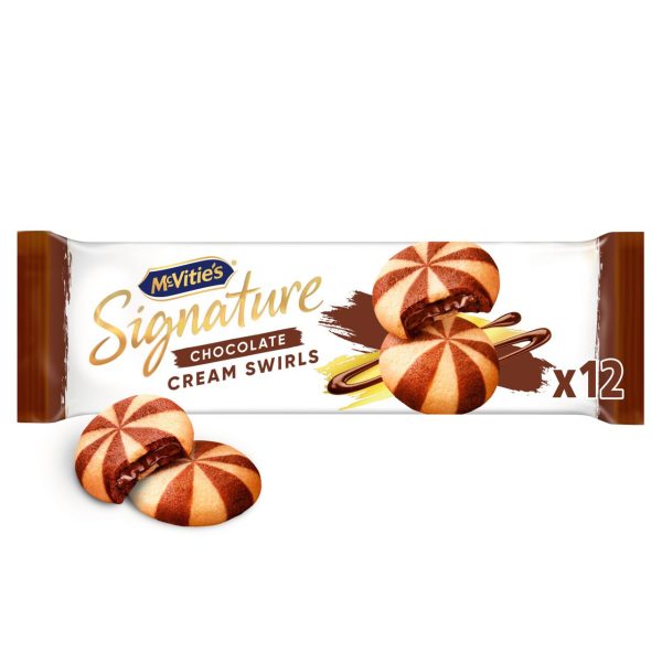 McVitie's Signature Chocolate Cream Swirls Biscuits