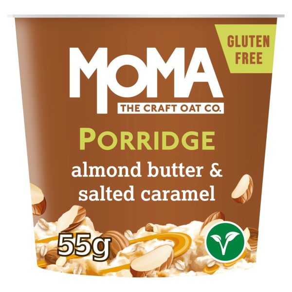 Moma Almond Butter & Salted Caramel Vegan Porridge Pot