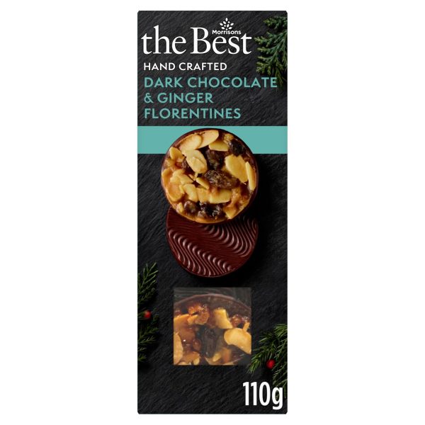 The Best Dark Chocolate & Ginger Florentines