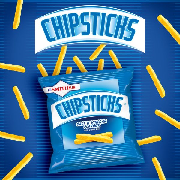 Smiths Chipsticks Salt & Vinegar Crisps Sharing Bag