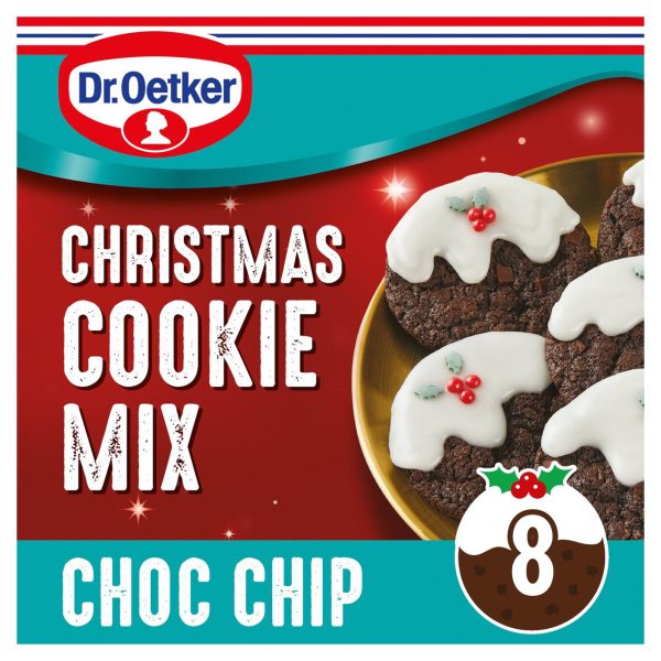 Dr. Oetker Christmas Pudding Chocolate Chip Cookies