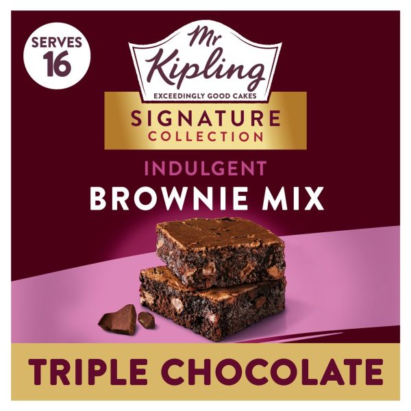 Mr Kipling Signature Triple Choc Brownie