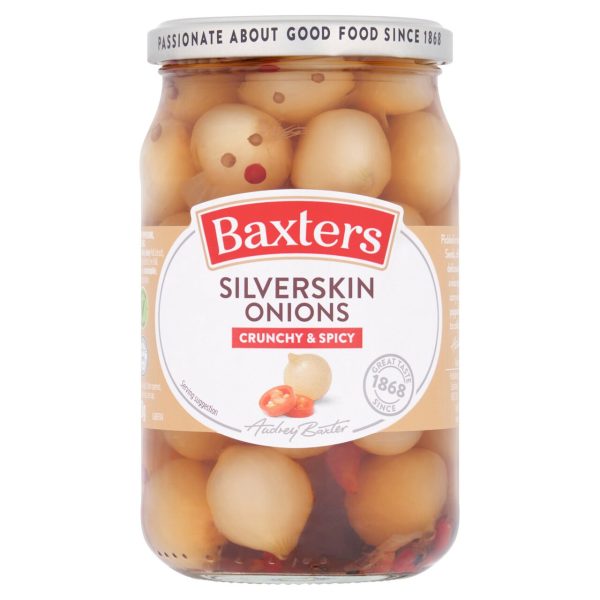 Baxters Silverskin Onions Crunchy Spicy