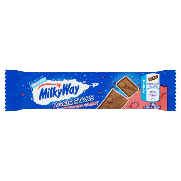 Milky Way Magic Stars Dairy Free Chocolate With Popping Candy