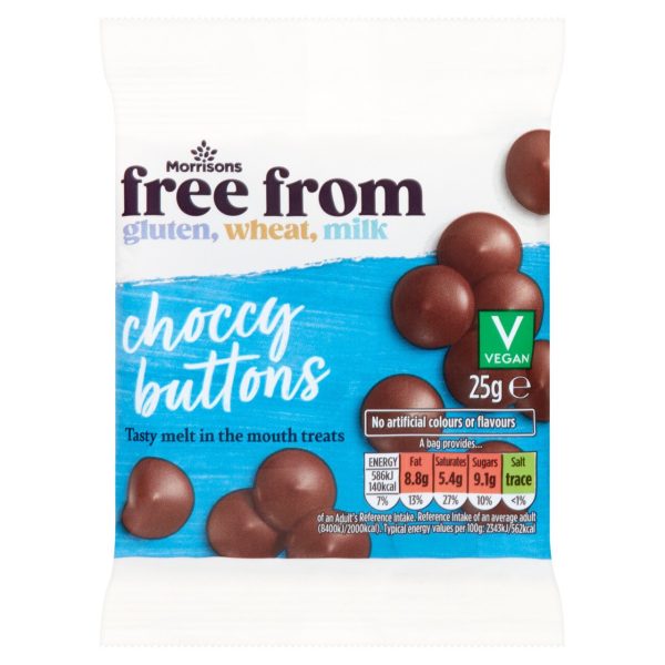 Free From Choccy Buttons