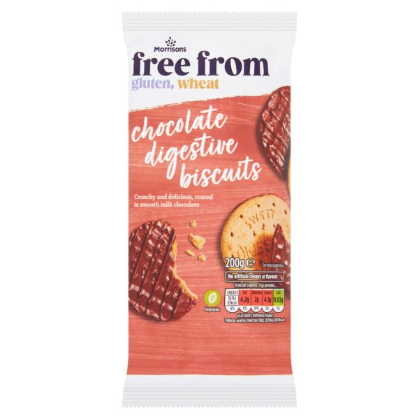 Free From Chocolate Digestive Biscuits