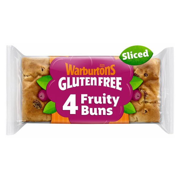 Warburtons Gluten Free Soft Cinnamon & Raisin Fruity Buns