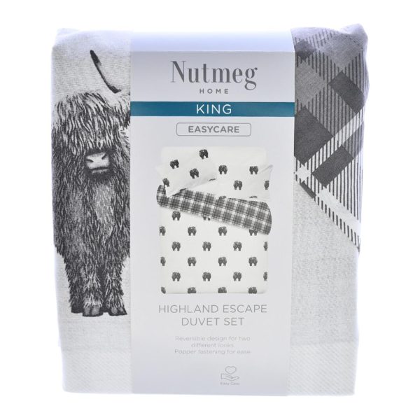 Nutmeg Home Easy Care Highland Escape Duvet Set King