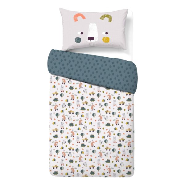 Easy Care Woodland Transport Single Duvet Set