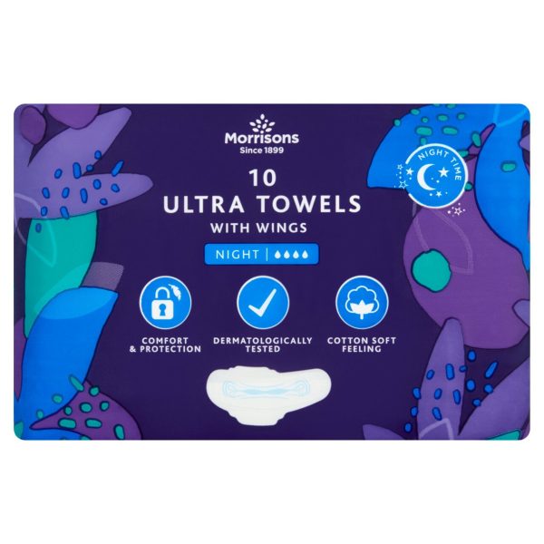 Night Time Ultra Towels with Wings