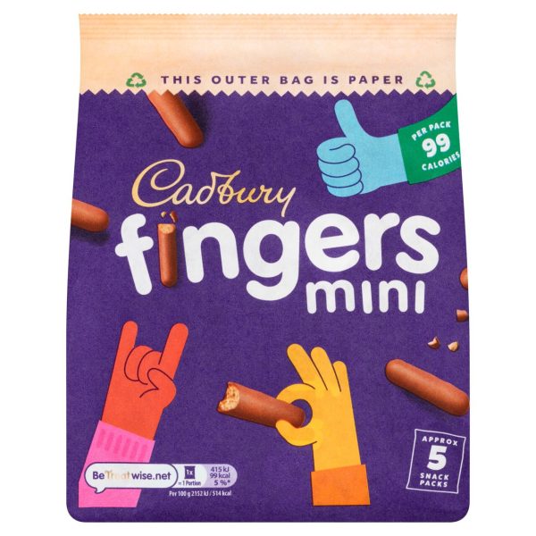 Cadbury Mini Fingers Biscuits