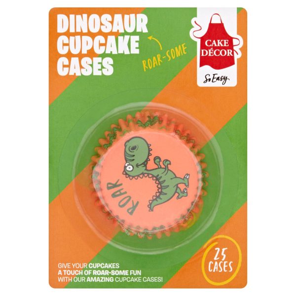 Cake Decor Dinosaur Cupcake Cases