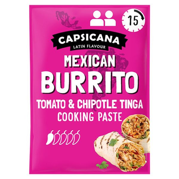 Capsicana Mexican Burrito Tomato & Chipotle Paste