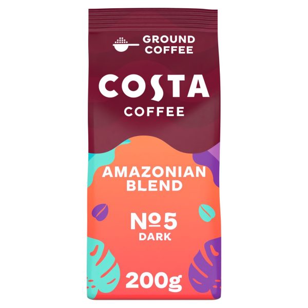 Costa Dark Amazonian Blend Ground For Cafetiere & Filter