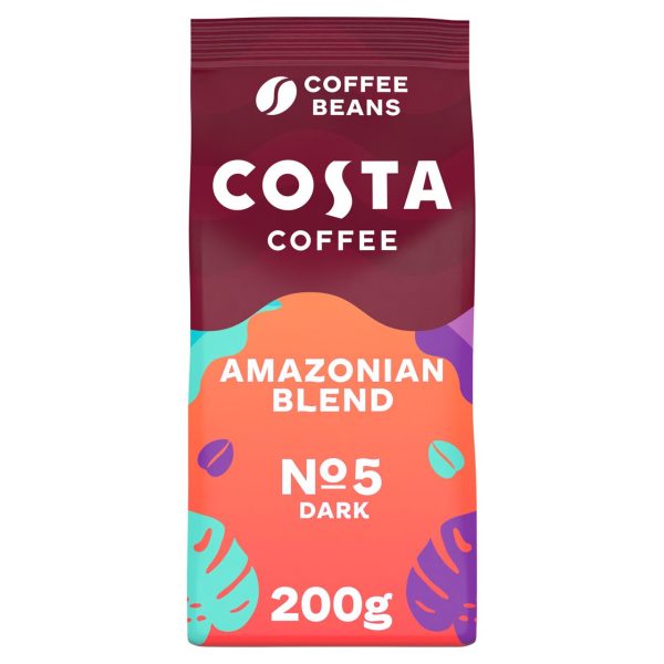 Costa Intensely Dark Amazonian Blend Coffee Beans