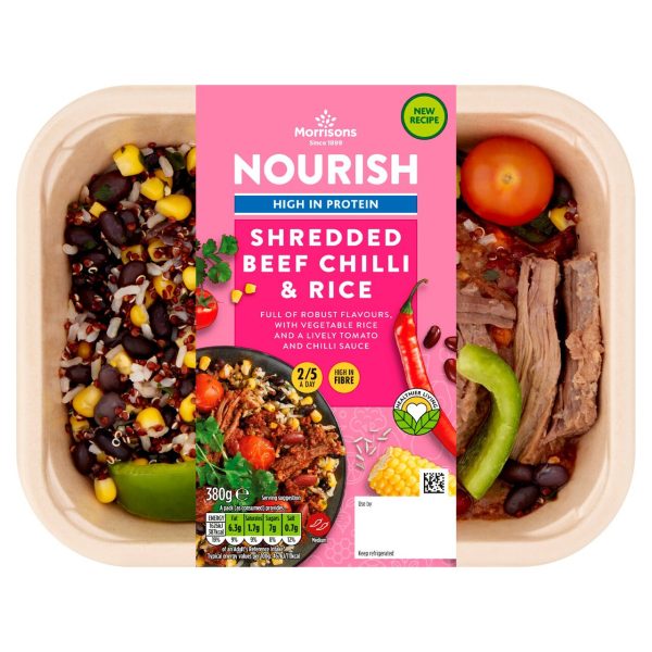 Nourish Pulled Beef Chilli & Rice