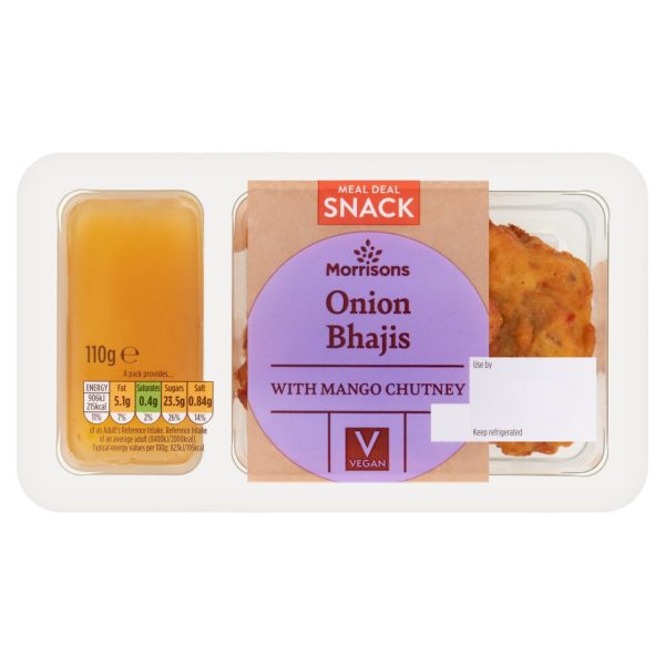 Onion Bhaji & Mango Chutney Snack Pot