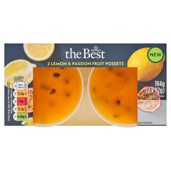 The Best 2 Lemon & Passion Fruit Possets