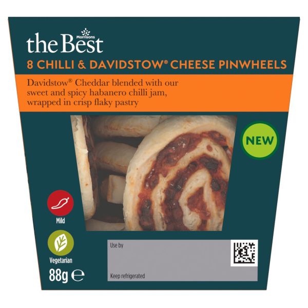 The Best 8 Chilli & Davidstow Cheese Pinwheels