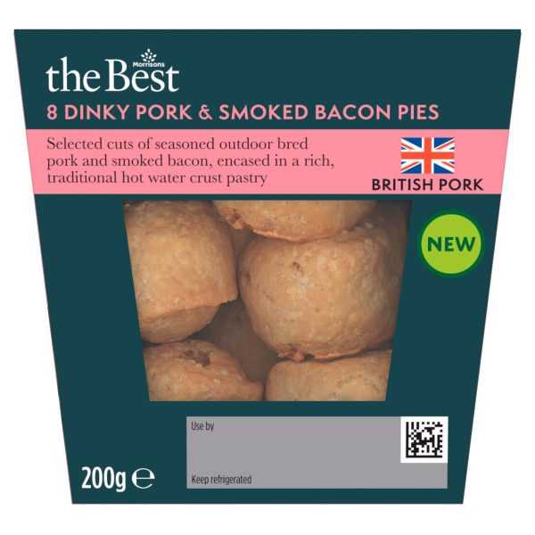 The Best 8 Dinky Pork & Smoked Bacon Pies