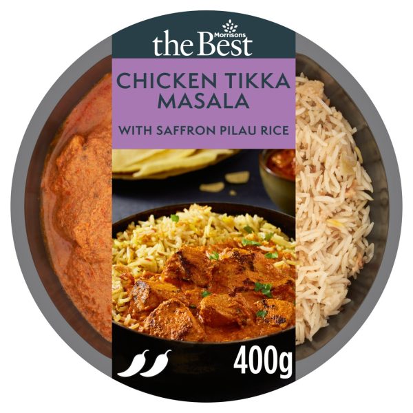 The Best Chicken Tikka Masala with Saffron Pilau Rice