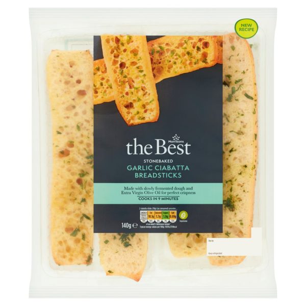 The Best Garlic Ciabatta Breadsticks