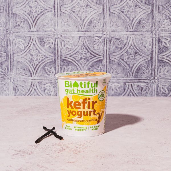 Biotiful Gut Health Kefir Yogurt Madagascan Vanilla