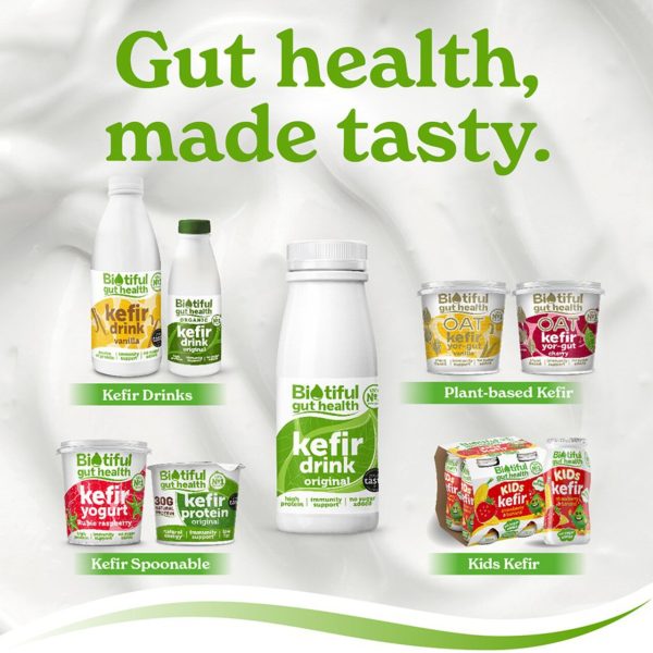 Biotiful Gut Health Kefir Yogurt Madagascan Vanilla