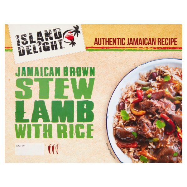 Island Delight Jamaican Brown Stew Lamb With Rice