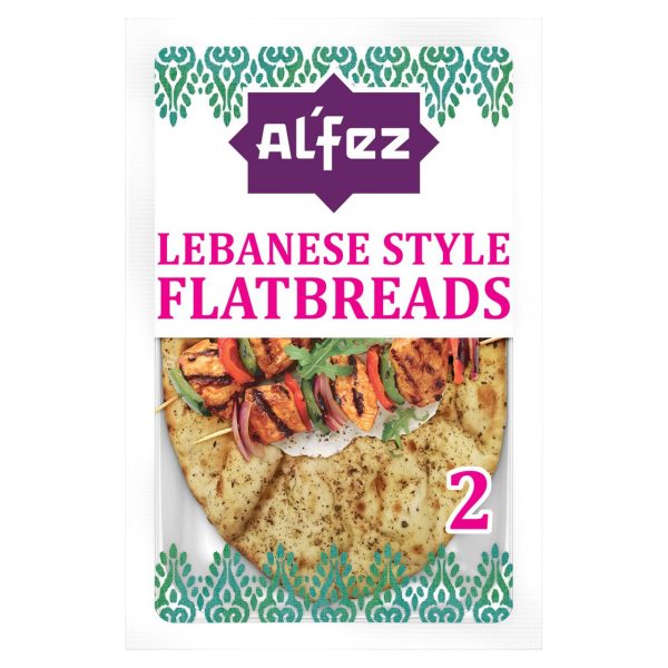 Al'fez Middle Eastern Za'Atar Flatbreads Pack Of 2