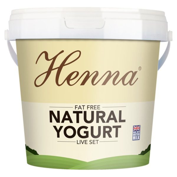 Henna Very Low Fat Natural Live Set Yogurt