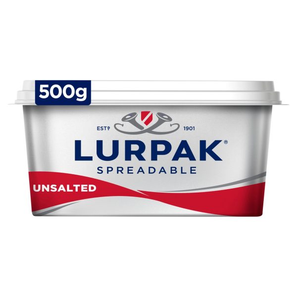 Lurpak Unsalted Spreadable Blend of Butter and Rapeseed Oil