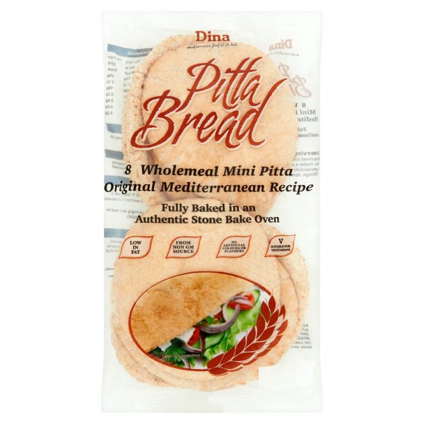 Dina Wholemeal Mini Pitta Bread