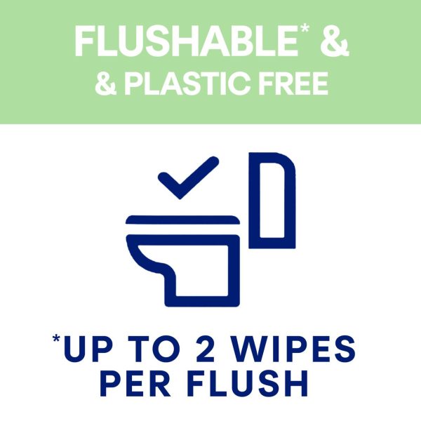 Andrex Fresh & Soothe Moist Toilet Tissue Flushable Hygiene Wipes