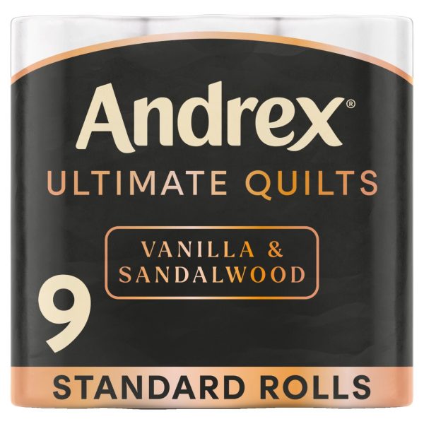 Andrex Ultimate Quilts Vanilla & Sandalwood Toilet Rolls