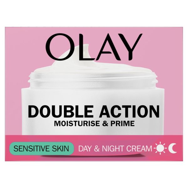 Olay Double Action Day Sensitive Cream Moisturiser & Primer