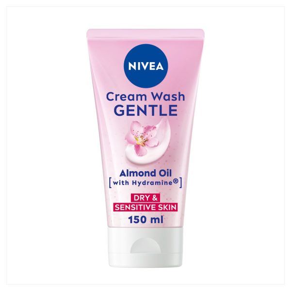 NIVEA Gentle Cream Face Wash for Dry Skin