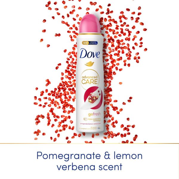 Dove Advanced Antiperspirant Deodorant Pomegranate Aerosol