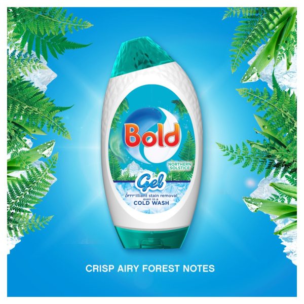 Bold 2in1 Laundry Washing Liquid Gel Northern Solstice 40 Washes