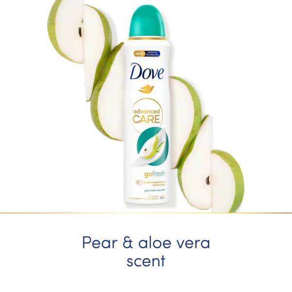 Dove Advanced Antiperspirant Deodorant Pear & Aloe Vera Aerosol